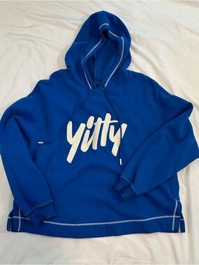 YITTY Royal Blue Hoodie with White Logo